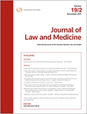 Journal of Law and Medicine