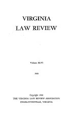 Virginia Law Review