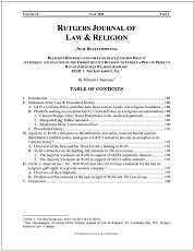 Rutgers Journal of Law & Religion