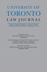 University of Toronto Law Journal