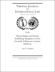 Virginia Journal of International Law