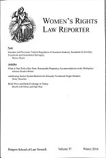 Women's Rights Law Reporter