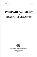 International Digest of Health Legislation