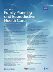 Journal of Family Planning and Reproductive Health Care