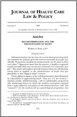 Journal of Health Care Law & Policy